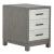 Palmetto Heights Rectangular Wood 3-Drawer Chairside Table w/Charging Station