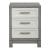 Palmetto Heights Rectangular Wood 3-Drawer Chairside Table w/Charging Station