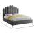 Lily Velvet Queen Size Bed