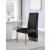Porsha Faux Leather Dining Chair with Gold Metal Legs