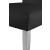 Porsha Faux Leather Dining Chair with Chrome Metal Legs