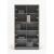Status Office Cabinet w/2 Glass Doors & 10 Shelves