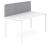 Motion Electric Height Adjustable Office Desk w/Panel Legs, 2 Level Columns