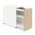 Boxi Office Lockable Storage Tower w/2 Shelves & Pencil Tray