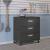 Fortress Textured Metal 31.5-inch Garage Mobile Chest w/3 Full Extension Drawers