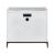 Maren Wood/Metal Stone Top Nightstand w/3 Drawers