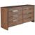 Atlas Wood Double Dresser w/8 Drawers