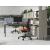 Round Melamine Workstation Desk Bench for 2 Persons w/Storage Cabinets, Composition 2