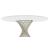 Vortex Metal/Glass Round Dining Table