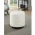Bowman Round Leatherette Ottoman