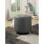 Bowman Round Leatherette Ottoman