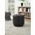 Bowman Round Leatherette Ottoman