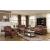 Victoria Leather Upholstered Tufted Back Loveseat