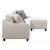 McLoughlin Fabric/Wood L-Shape Sectional Sofa