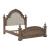 Carlisle Court Linen/Wood King Size Poster Bed