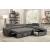 Thelma Microfiber Fabric L-Shaped Sectional Sleeper Sofa w/Ottoman