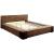 Janeiro Wood Low Profile Platform Bed, Queen Size