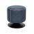 5035 Round Swivel Vintage Upholstered PU Ottoman