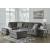 Lonoke Fabric L-Shaped 2-Piece Sectional Sofa w/Left Chaise