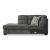 Lonoke Fabric L-Shaped 2-Piece Sectional Sofa w/Left Chaise
