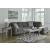 Lonoke Fabric L-Shaped 2-Piece Sectional Sofa w/Right Chaise