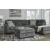 Lonoke Fabric L-Shaped 2-Piece Sectional Sofa w/Right Chaise