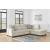 Lonoke Fabric L-Shaped 2-Piece Sectional Sofa w/Right Chaise