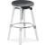 Venus Faux Leather Adjustable Stool with Thick Acrylic