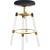 Venus Faux Leather Adjustable Stool with Thick Acrylic