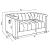 Chaviano Tufted Leatherette Loveseat