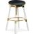 Venus Faux Leather Adjustable Stool with Thick Acrylic
