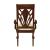 Norwich Leg Classic Fabric/Wood Dining Arm Chair