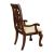 Norwich Leg Classic Fabric/Wood Dining Arm Chair