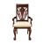 Norwich Leg Classic Fabric/Wood Dining Arm Chair