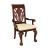 Norwich Leg Classic Fabric/Wood Dining Arm Chair