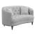 Avonlea Sloped Arm Tufted Fabric Loveseat