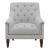 Avonlea Sloped Arm Tufted Fabric Chair