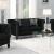 Reventlow Tufted Velvet Loveseat Black