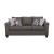 Salizar Flared Arm Linen Fabric Sofa