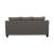 Salizar Flared Arm Linen Fabric Sofa