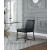 Bryce Faux Leather Dining Chair with Matte Black Metal Legs