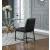 Bryce Faux Leather Dining Chair with Matte Black Metal Legs