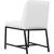 Bryce Faux Leather Dining Chair with Matte Black Metal Legs
