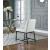 Bryce Faux Leather Dining Chair with Matte Black Metal Legs