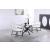 Bryce Faux Leather Dining Chair with Matte Black Metal Legs