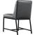 Bryce Faux Leather Dining Chair with Matte Black Metal Legs