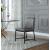 Bryce Faux Leather Dining Chair with Matte Black Metal Legs