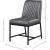 Bryce Faux Leather Dining Chair with Matte Black Metal Legs