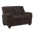 Clemintine Chenille Loveseat with Nailhead Trim
