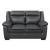 Arabella Pillow Top Leatherette Loveseat